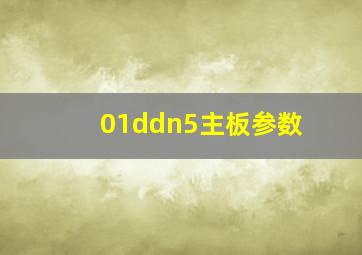 01ddn5主板参数