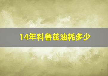 14年科鲁兹油耗多少