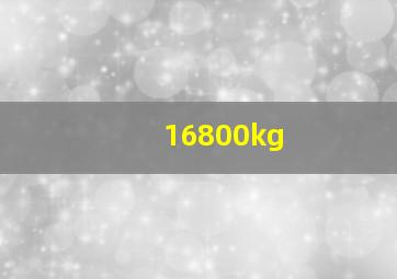 16800kg