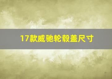 17款威驰轮毂盖尺寸