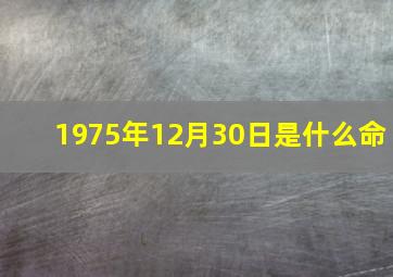 1975年12月30日是什么命