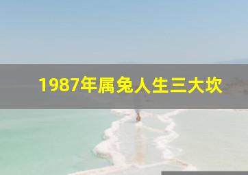 1987年属兔人生三大坎