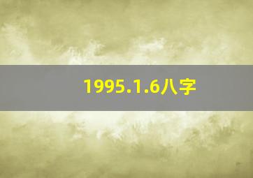 1995.1.6八字