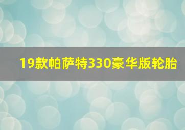 19款帕萨特330豪华版轮胎