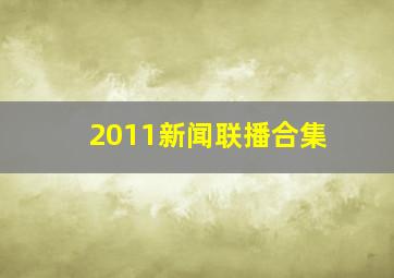 2011新闻联播合集