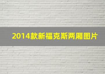 2014款新福克斯两厢图片