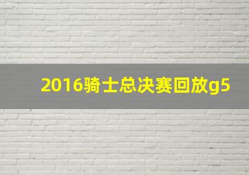 2016骑士总决赛回放g5