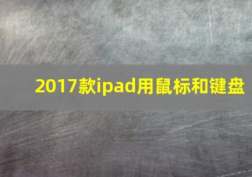 2017款ipad用鼠标和键盘