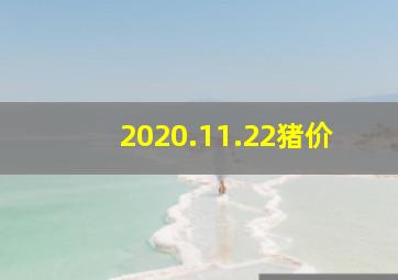 2020.11.22猪价