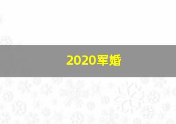 2020军婚