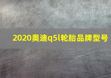 2020奥迪q5l轮胎品牌型号