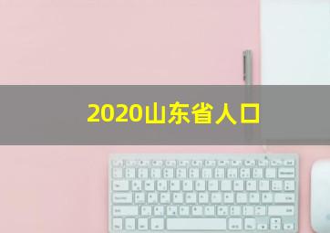 2020山东省人口