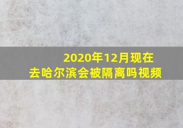 2020年12月现在去哈尔滨会被隔离吗视频