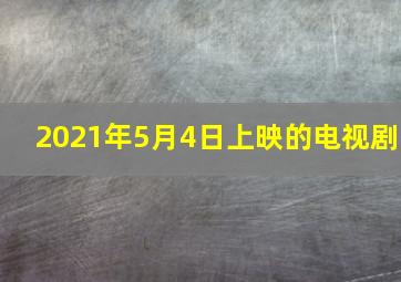 2021年5月4日上映的电视剧