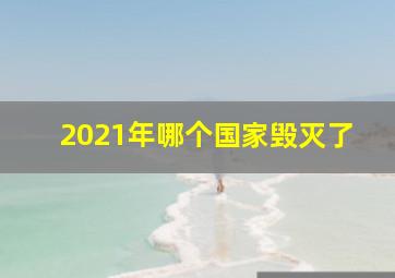 2021年哪个国家毁灭了