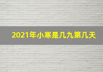 2021年小寒是几九第几天