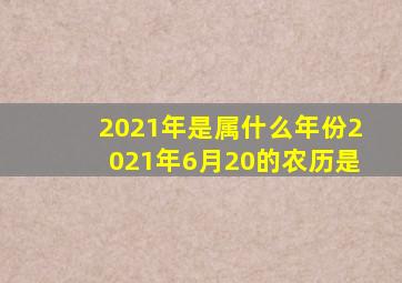 2021年是属什么年份2021年6月20的农历是