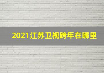 2021江苏卫视跨年在哪里