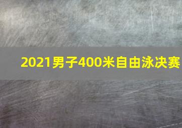 2021男子400米自由泳决赛