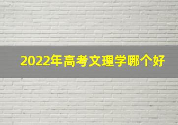 2022年高考文理学哪个好