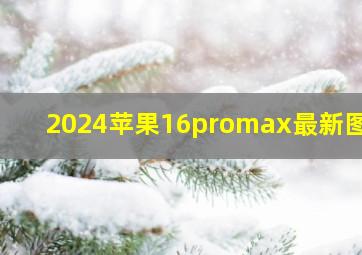 2024苹果16promax最新图片