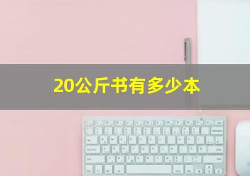 20公斤书有多少本