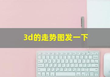 3d的走势图发一下