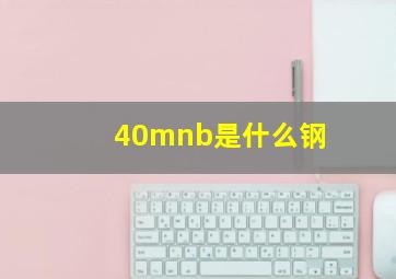 40mnb是什么钢