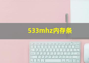 533mhz内存条