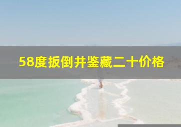 58度扳倒井鉴藏二十价格