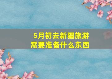 5月初去新疆旅游需要准备什么东西