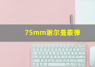 75mm谢尔曼霰弹