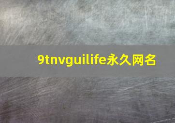 9tnvguilife永久网名