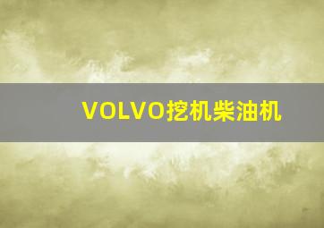 VOLVO挖机柴油机