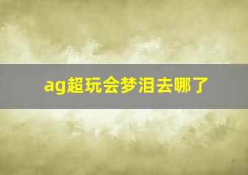 ag超玩会梦泪去哪了