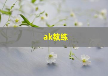 ak教练