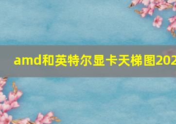 amd和英特尔显卡天梯图2020