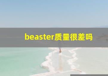 beaster质量很差吗