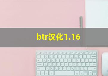 btr汉化1.16