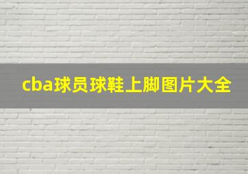 cba球员球鞋上脚图片大全