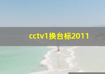 cctv1换台标2011