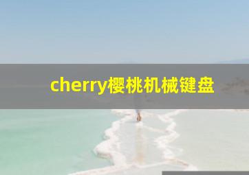 cherry樱桃机械键盘