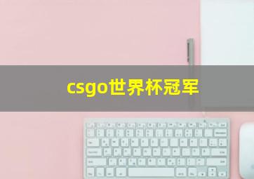 csgo世界杯冠军