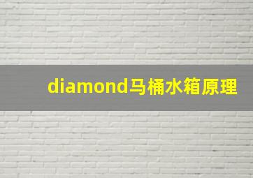 diamond马桶水箱原理