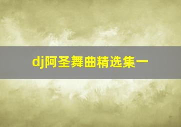 dj阿圣舞曲精选集一