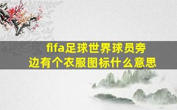 fifa足球世界球员旁边有个衣服图标什么意思