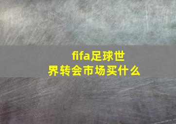 fifa足球世界转会市场买什么