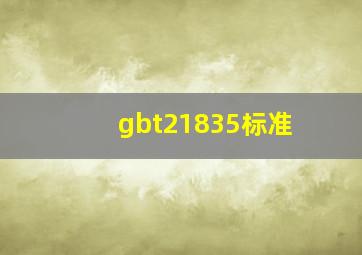 gbt21835标准