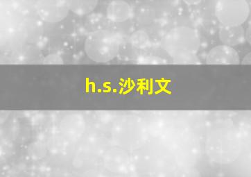 h.s.沙利文