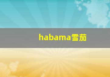 habama雪茄